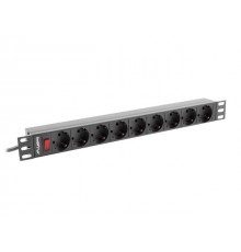 LANBERG RACK POWER STRIP 19" PDU 1U 9X SHUKO