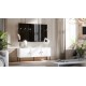 Cama RTV 3D cabinet PALAZZO BIS 151x40x60 white matt