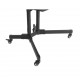 Manhattan TV & Monitor Mount, Trolley Stand, 1 screen, Screen Sizes: 37-65", Black, VESA 200x200 to 600x400mm, Max 40kg, LFD, Li