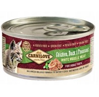 CARNILOVE Cat Chicken, Duck & Pheasant White Muscle Meat – wet food for cats – 100 g