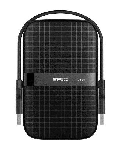 Silicon Power Armor A60 external hard drive 2 GB Black