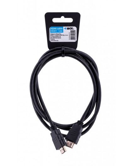 iBox ITVFHD0115 HDMI cable 1.5 m HDMI Type A (Standard) Black