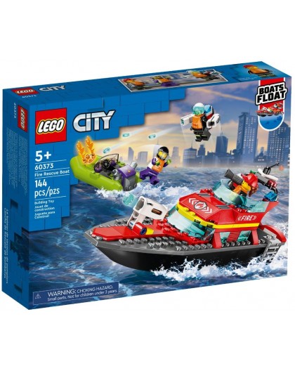LEGO CITY 60373 FIRE RESCUE BOAT