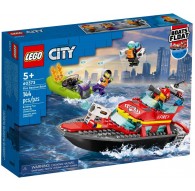 LEGO CITY 60373 FIRE RESCUE BOAT