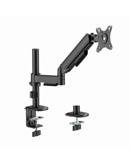 Gembird MA-DA1P-02 Adjustable desk display mounting arm, 17”-32”, black