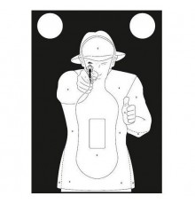 TS-9 silhouette shooting targets Frenchman - set of 50