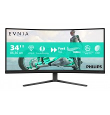 Монитор Philips Evnia 34M2C3500L/00 86,4 см (34") 3440 x 1440 пикселей Wide Quad HD LCD черный