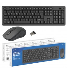 Savio KB-03 keyboard Mouse included Home/Office USB QWERTY US English Black