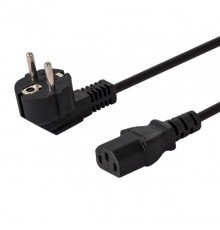 SAVIO CL-146 Power cable Schuko IEC C13, 3 m Black
