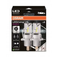 LED bulb (Set of 2pcs) H19/H4 12V 19.0/18.7W P43T/PU43t-3 non-road homologation LEDriving HL EASY, white 6500K