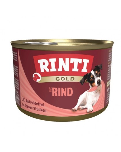 RINTI Gold Beef - wet dog food - 185g