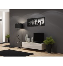 Cama TV stand VIGO 140 30/140/40 sonoma/white gloss