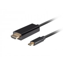 Кабель LANBERG USB-C(M)-HDMI(M) 1М 4K 60HZ ЧЕРНЫЙ