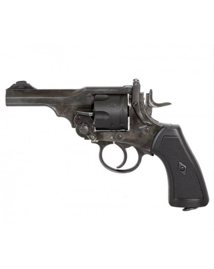 WEBLEY MKVI .455 Police cal.5.5 mm Diabolo cartridge revolver 6-shot. 4’ barrel CO2 Battlefield Ekp to17J