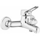 Wall-mounted bathtub mixer