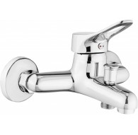 Wall-mounted bathtub mixer