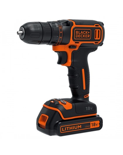 Black & Decker BDCDC18K-QW bor Sort, O