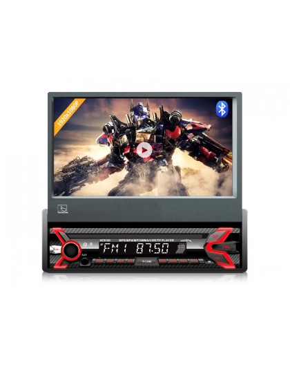 Audiocore AC9100 raadio Auto Digitaalne Must, Punane