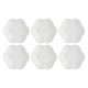 Set of 6 Villadeifiori Soup Plates - White, 20 cm