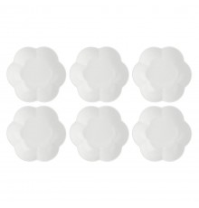 Set of 6 Villadeifiori Soup Plates - White, 20 cm