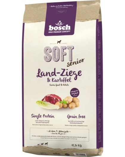 BOSCH Soft Senior Goat & Potato - dry dog food - 12,5 kg