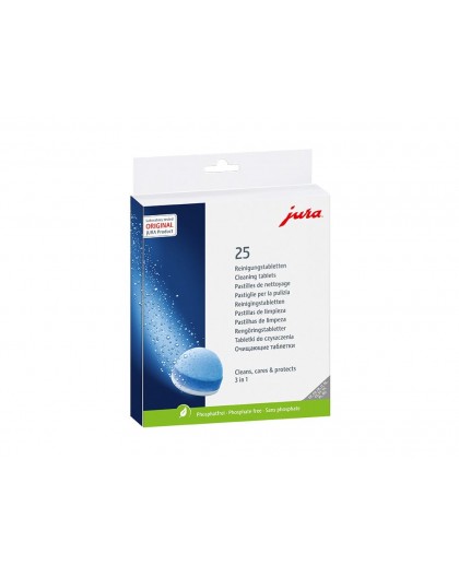 Jura 3-phase cleaning tablets 25 pcs.