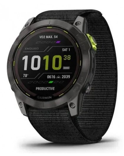 Garmin Enduro 2 3.56 cm (1.4") MIP 35 mm Digital 280 x 280 pixels Touchscreen Grey Wi-Fi GPS (satellite)
