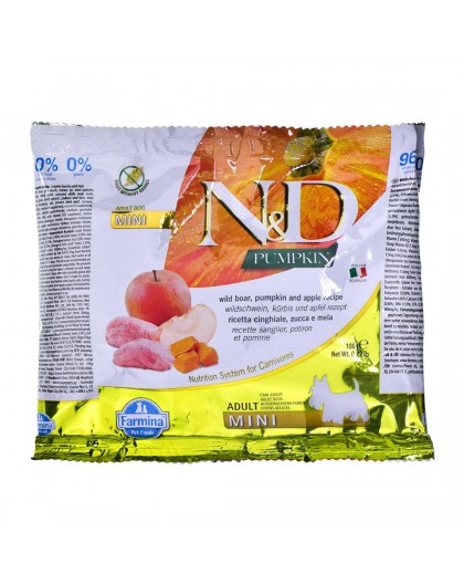 FARMINA N&D Pumpkin Boar&Apple Adult Mini - dry dog food - 100 g