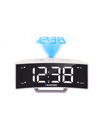 Blaupunkt CRP7WH radio Clock Black, White