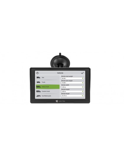 Navitel E777 Truck navigator Fixed 17.8 cm (7") Touchscreen Black