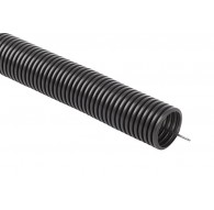 Corrugated flexible installation pipe, PVC, UV, 320N conduit with 50/43 remote control 25m