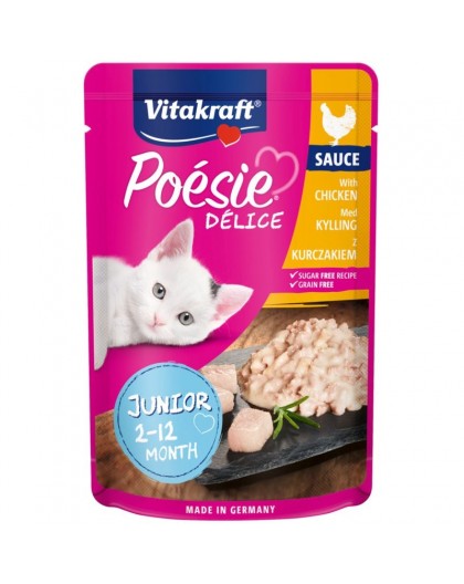 VITAKRAFT POESIE DELICE JUNIOR chicken - wet cat food - 85 g