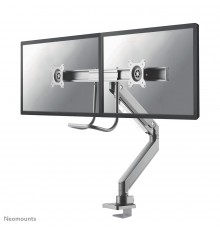 Neomounts NM-D775DXSILVER Monitorialus 10-32" - gaasipump - Topfix - 180°-stop