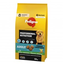 PEDIGREE Professional Nutrition Adult with poultry and vegetables, medium and large breeds - dry dog food - 12kg