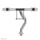 Neomounts NM-D775DXSILVER Monitor arm 10-32" - gas spring - Topfix - 180°-stop