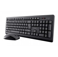 Trust Primo - set (wireless keyboard + wireless mouse), black