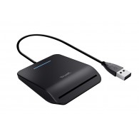 Trust Primo smart card reader Indoor USB CardBus+USB 2.0 Black