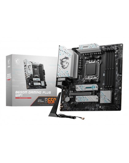 MSI B650M GAMING PLUS WIFI motherboard AMD B650 Socket AM5 micro ATX