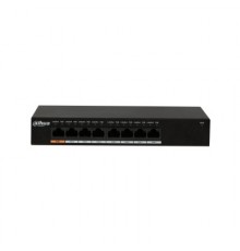 Dahua Europe PFS3008-8GT-96 network switch Unmanaged L2 Gigabit Ethernet (10/100/1000) Black Power over Ethernet (PoE)