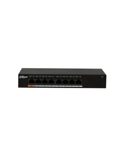 Dahua Europe PFS3008-8GT-96 network switch Unmanaged L2 Gigabit Ethernet (10/100/1000) Black Power over Ethernet (PoE)