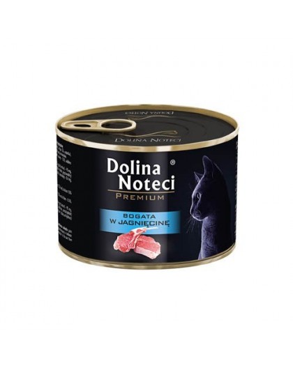 Dolina Noteci Premium rich in lamb - wet cat food - 185g