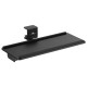 Maclean under-desk keyboard holder, max. load 5kg, horizontal and vertical reg., black, MC-108 B