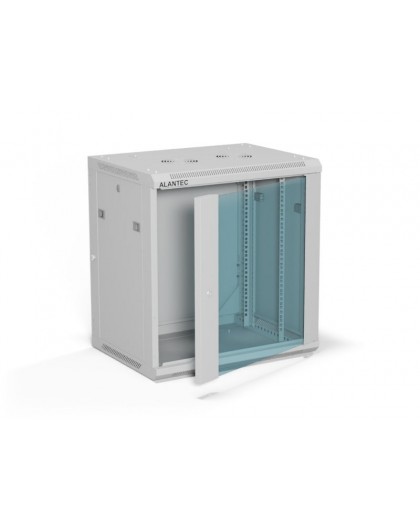 ALANTEC 19" 12U 600x450 seinale kinnitatav kapp, hall