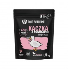 PAKA ZWIERZAKA Puppy Duck with salmon S - dry dog food - 1,5kg