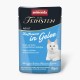ANIMONDA Vom Feinsten Adult Raffinesse in Jelly rich in Chicken with Cod - wet cat food - 85 g