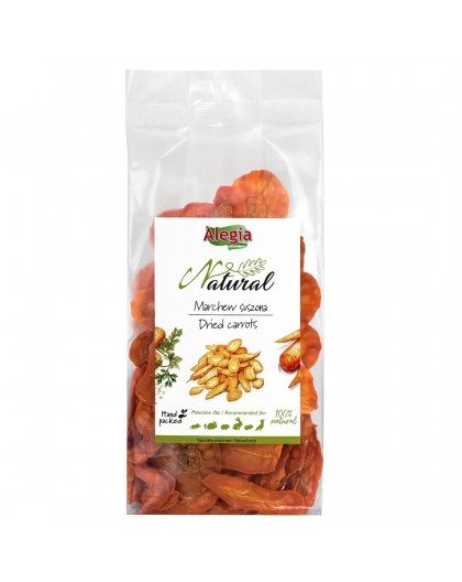 ALEGIA Dried carrots - treat for rodents and rabbits - 60g