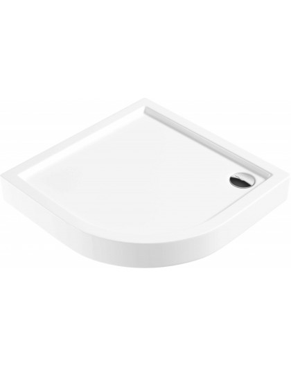 Acrylic semicircular shower tray 90 cm