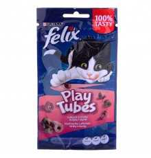 FELIX Play Tubes Turkey, Ham - dry cat food - 50 g