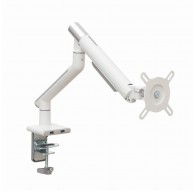 Desk mount for monitor LED/LCD 17-32" ART L-19GD gas assistance 2-9 kg 2x USB 3.0 White