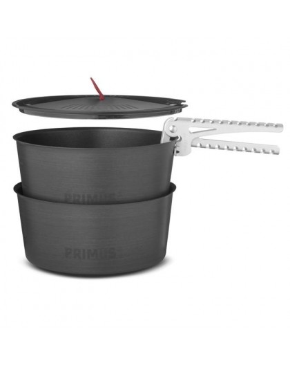 Primus 740310 telkimise toiduvalmistamise pottide komplekt 1.3 L alumiinium, must